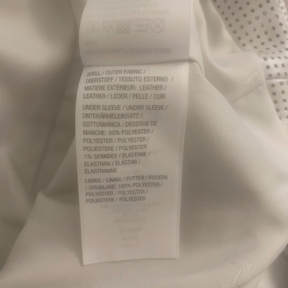 H by Halston Gray Moto Leather Jacket sz 8 - Picture 7 of 8